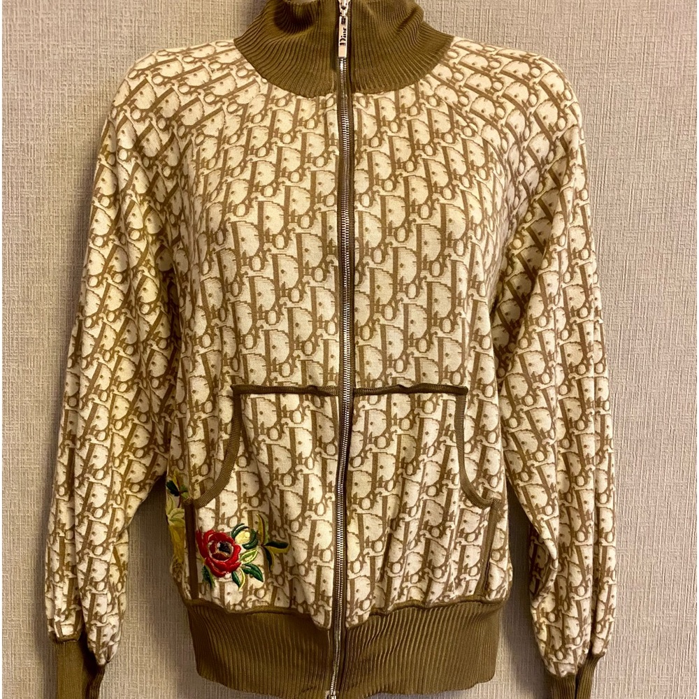 Authentic Christian DIOR Jacket sweater Top 8
